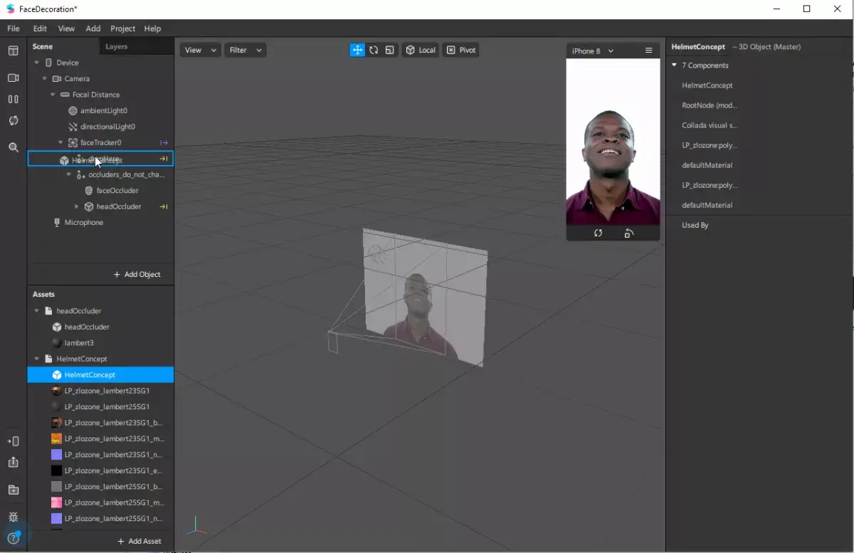 How to make an Instagram face filter?