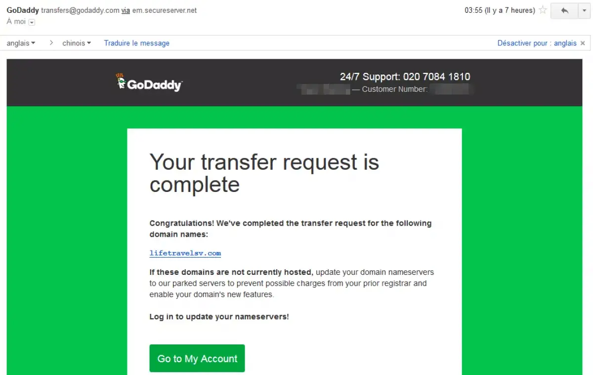 ПЕРЕАДРЕСАЦИЯ домена. Godaddy hosting sent blocked Russians.