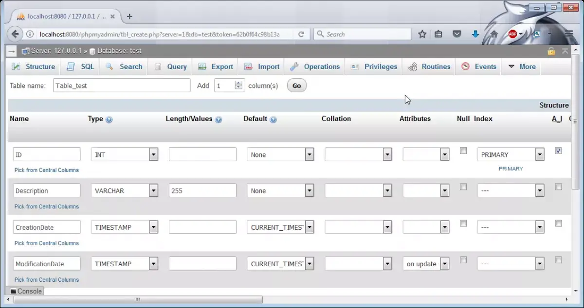 Mysql timestamp