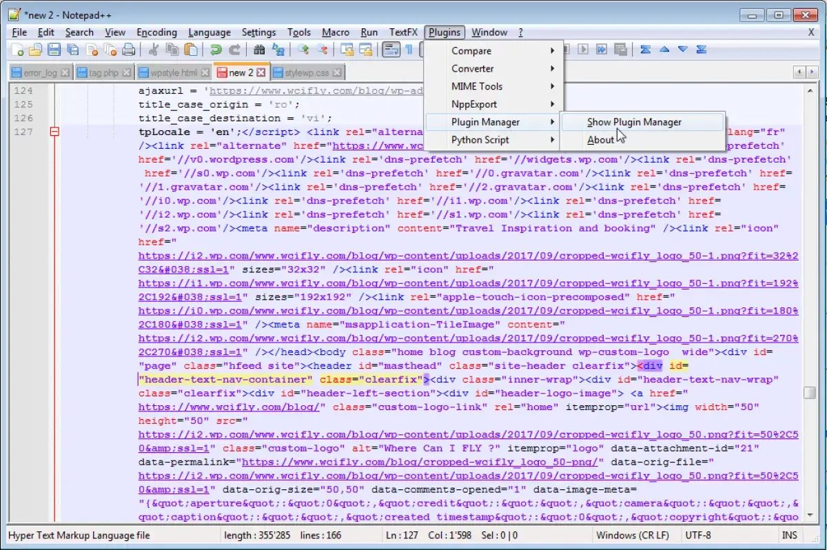 xml notepad