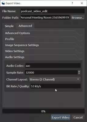 Can You Edit A Zoom Recording? Add Intro And Outro VideoCast Transitions : Zoom video audio recording settings in OpenShot edited video