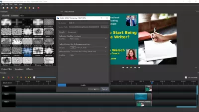 Možete Li Urediti Snimku Zumiranja? Dodajte Uvodne I Izlazne Prijelaze Videocast : Uređeno zumiranje videozapisa u programu OpenShot koji se izvozi u lokalnu datoteku