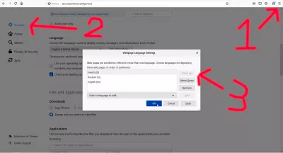 How To Change The Language On A Website? : Changing webpages display language in Mozilla Firefox