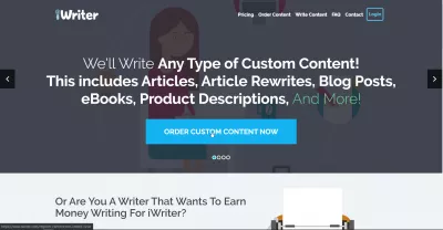 iWriter.com αναθεώρηση των περιεχομένων του δικτυακού τόπου : Το iWriter θα γράψει οποιοδήποτε είδος προσαρμοσμένου περιεχομένου