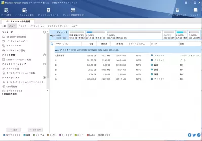 Minitool partizio morroia: zure disko gogorra kudeatzeko behar duzun guztia : Minitool partizioaren morroiaren pantaila nagusia