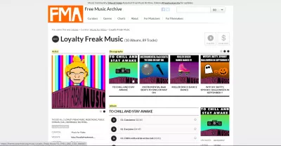 Si të merrni kumbona me burim të hapur për podcast-in tuaj? : Royalty Freak Music page on Arkivi i Muzikës Falas site