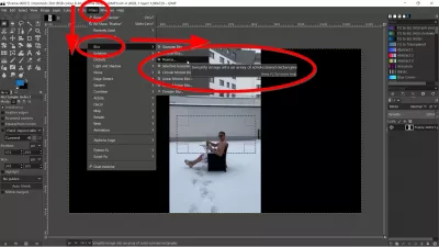 [3 Easy Steps] OpenShot: Hogyan Lehet Elmosni A Videók Részét? : A Blur - pixelise eszköz kiválasztása GIMP-ben