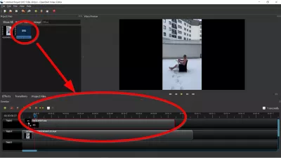 [3 Langkah Mudah] OpenShot: Bagaimana Cara Mengaburkan Bagian Dari Video? : Menambahkan gambar piksel sebagai overlay bingkai video