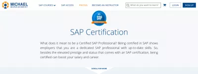 How to get an SAP professional certification online?