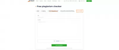 Top 11 Free Plagiarism Checker for Blogs : TrustMyPaper plagiarism checker