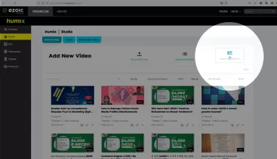 An Introduction To The Humix Platform : Humix studio: import videos from YouTube option to easily create your own video platform