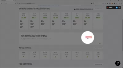 Maximizing Ad Revenue Button: How Ezoic's Latest Features Optimize Ad Placement, Size, Type, and Density : Ezoic's latest feature: a button to enable turning on all the best settings to maximize your site's revenue