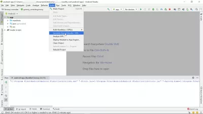 Hoe APK te maken van Android Studio? Genereer een ondertekende bundel