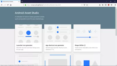 How to create an app in Google Play Store? : Android Asset Studio website