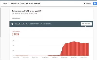 Jak rozwiązać problemy z Google Search Console? : Adres URL AMP, do którego odnosi się AMP, nie jest AMP