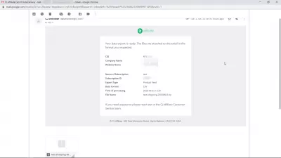 Paano Mag-Download Ng Isang Feed Ng Produkto Ng Commission Junction? 6 Simpleng Hakbang : CJ Affiliate Export Data Paghahatid ng email