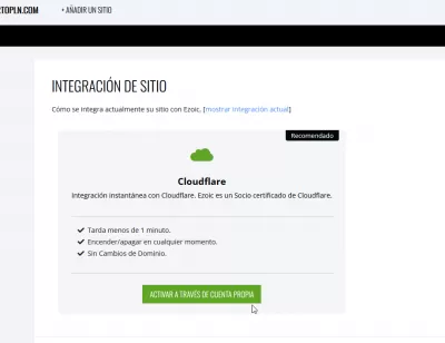 Guía de integración de Ezoic (¿Cuánto cuesta? 0!) : Detalles de integración del sitio DNS de Ezoic