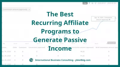 Top 5: Die besten wiederkehrenden Affiliate-Programme, um ein passives Einkommen zu erzielen