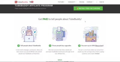 Top 16 Best Recurring Affiliate Programs : TubeBuddy YouTube content manager