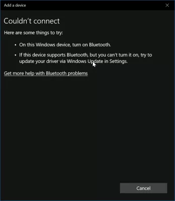 Ta yaya zaka iya haɗawa da Bluetooth amma ba'a haɗa shi akan Windows 10 ba? : An haɗa belun kunne na Bluetooth amma ba a haɗa shi da Windows 10 ba