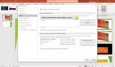 How To Change The Interface Language In Microsoft Office? : Selecting another Microsoft Office display language to switch language from French to English