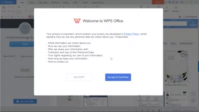 Bagaimana Cara Mengubah Asosiasi File Windows 10? : Dokumen Microsoft Word dibuka terhadap pilihan pengguna di WPS Office