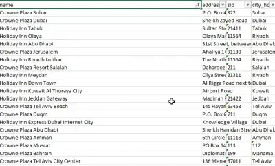 Painless Excel custom autofilter on more than 2 criteria : Result filtered with two criteria