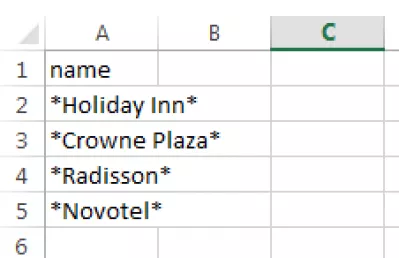 Autofiltro personalizado sin dolor de Excel en más de 2 criterios : Creación de una lista de criterios de filtro.