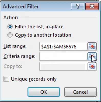 Painless Excel custom autofilter on more than 2 criteria : Advanced filter for multiple criteria menu