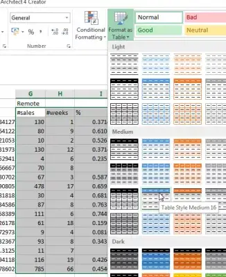 Hoe een tabel er goed uit kan zien in Excel : Indeling van subtabelen als tabel