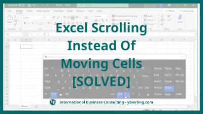 Excel: flèche directionnelle pour changer de cellule [RESOLU] : Clavier à l'écran Touche ScrLk activée