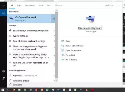 Excel: flèche directionnelle pour changer de cellule [RESOLU] : Open on screen keyboard to solve Défilement Excel au lieu de déplacer des cellules