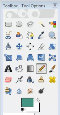 GIMP desenha uma linha reta ou uma flecha : Ferramenta de lápis de linha de desenho GIMP