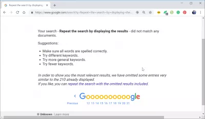 Google లో శోధనల సంఖ్యను ఎలా చూడాలి? వాటిని తిరిగి పొందడానికి 4 చిట్కాలు : ఫలితాలను ప్రదర్శించడం ద్వారా శోధనను పునరావృతం చేయండి