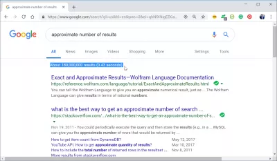 Sidee loo arkaa tirada raadinta Google? 4 talooyin ah oo dib loogu soo celiyo : Natiijada tirada natiijooyinka