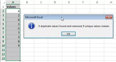 How to delete duplicates in Excel : How to delete duplicates in Excel