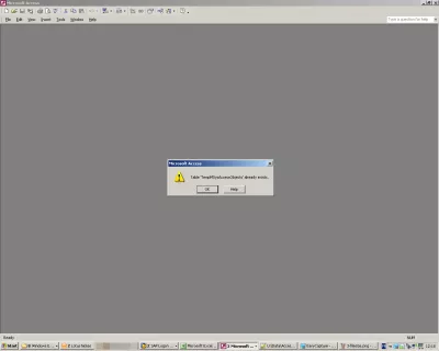MS Prieiga MDB remonto įrankis : Prieiga, klaida po pirmojo suspaudimo