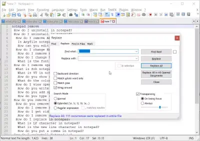 Remove All Unwanted Characters Using Notepad And Notepad++: Whitespace, Tabulation, And More