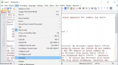 Сколько слов в моем тексте? С Notepad ++ инструментом подсчета слов : Инструмент подсчета слов