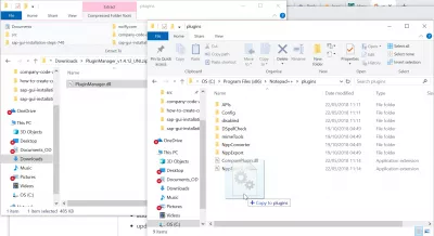 Nola gehitu Notepad ++ falta den plugin kudeatzailea? : NppPluginManager.dll fitxategia kopiatzen du Notepad ++ instalazioen pluginen karpetan