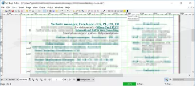 Scribus பயிற்சி PDF க்கு ஹைப்பர்லினைச் சேர்க்கிறது : Scribus இணைப்பைச் சிறுகுறிப்பு ஐகானை நுழைக்கவும்