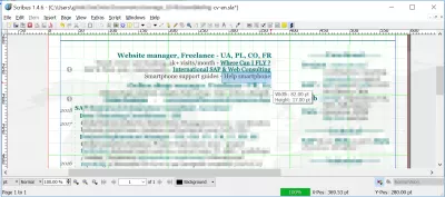 的scribus教程添加了PDF的超链接 : 选择链接注释可点击区域