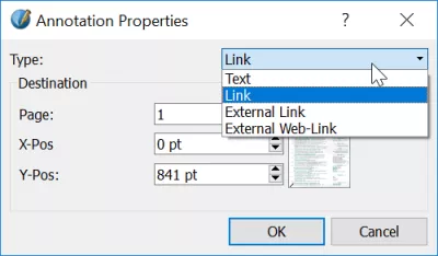 Tutorial Scribus menambah hyperlink ke PDF : Butiran hartanah penjelasan