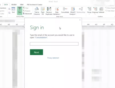 Sharepoint couldn't open the workbook : Excel sign in to Sharepoint popup