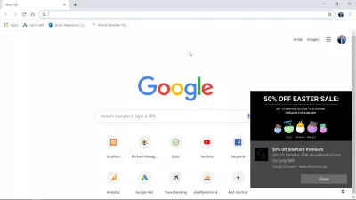 Kako izklopiti obvestila Chroma v sistemu Windows10? : Moteče pojavno obvestilo na Windows 10 z brskalnikom Google Chrome