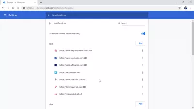 Windows10-da Chrome bildirişlərini necə söndürmək olar? : FaceBook, Chrome'da bloklanmış bildirişlərin siyahısını əlavə etdi