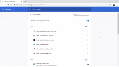 Windows10-da Chrome bildirişlərini necə söndürmək olar? : 5: göndərilməzdən əvvəl soruşun