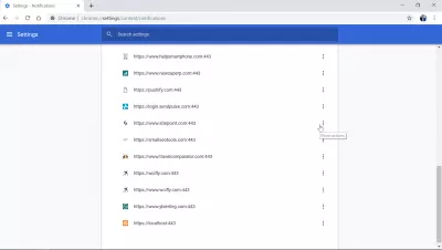 Windows10-da Chrome bildirişlərini necə söndürmək olar? : 7: Bloklamaq üçün bir saytın yanında daha çox fəaliyyət seçin