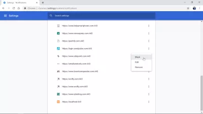 Windows10 లో Chrome నోటిఫికేషన్లను ఎలా ఆఫ్ చేయాలి? : 8: నోటిఫికేషన్లను పంపుతున్న సైట్ను బ్లాక్ చేయండి