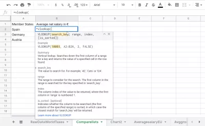 How to make a Vlookup in Google Sheets? : Performing a Google Sheet vlookup